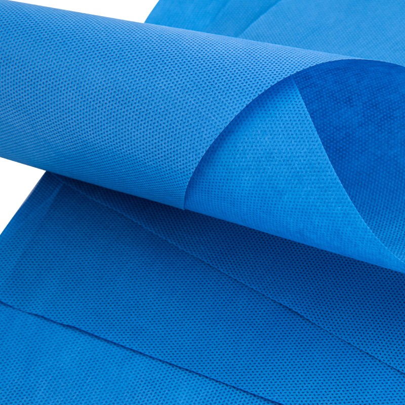 Blue non-woven fabric
